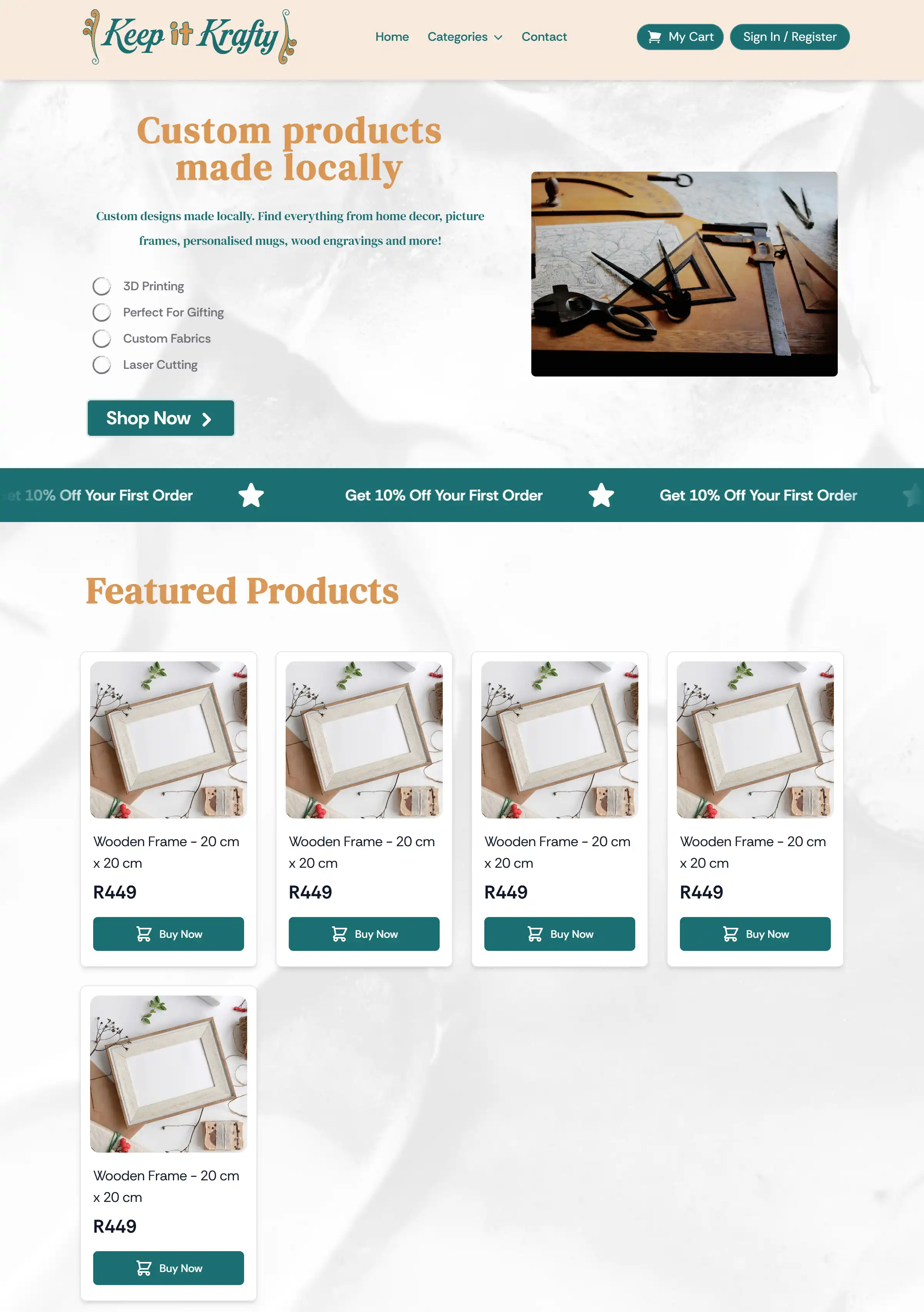 Website Design Keep It Krafty