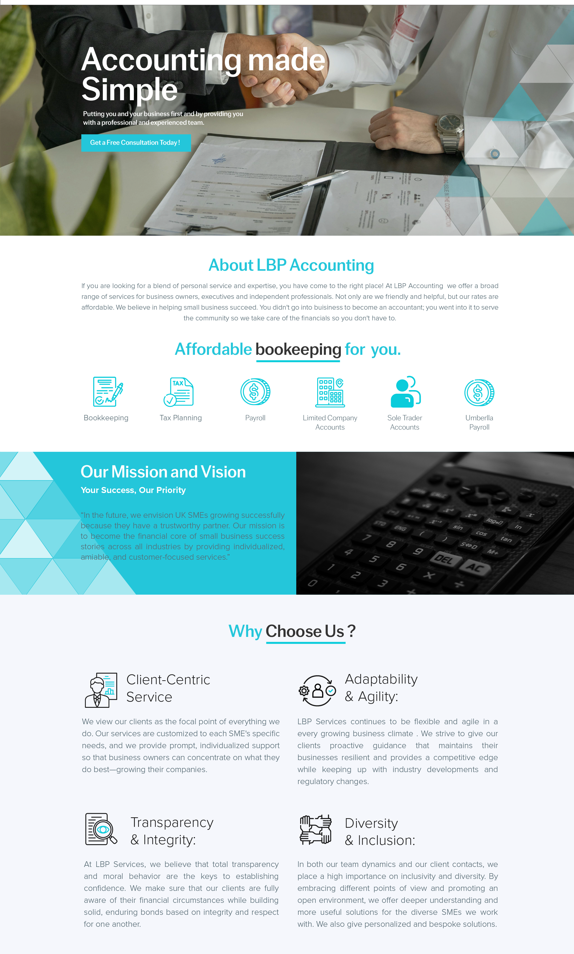 Website Design LBP Accounting Services